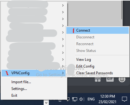 Connecting to your Synology OpenVPN Server from Windows 10