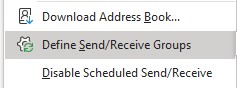 Syncing Gmail with Outlook 365 Define