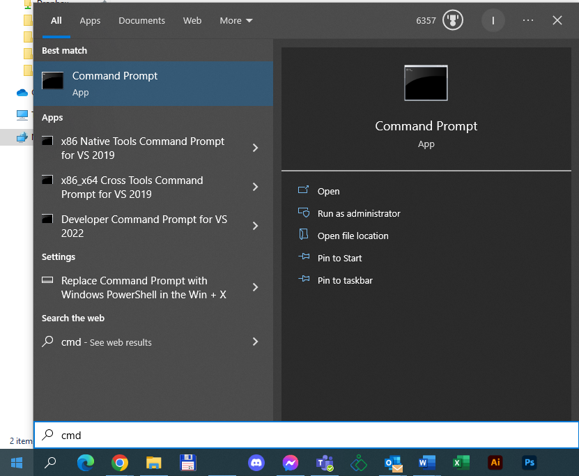 CMD fix for printing from Win32 application error 0x80040154