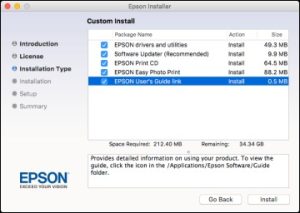 Epson wireless printer setup