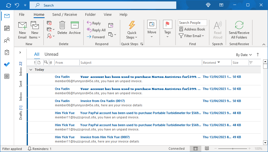 PayPal scam emails on the rise April 2023