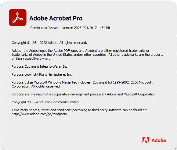 Update Adobe Acrobat Pro 2022