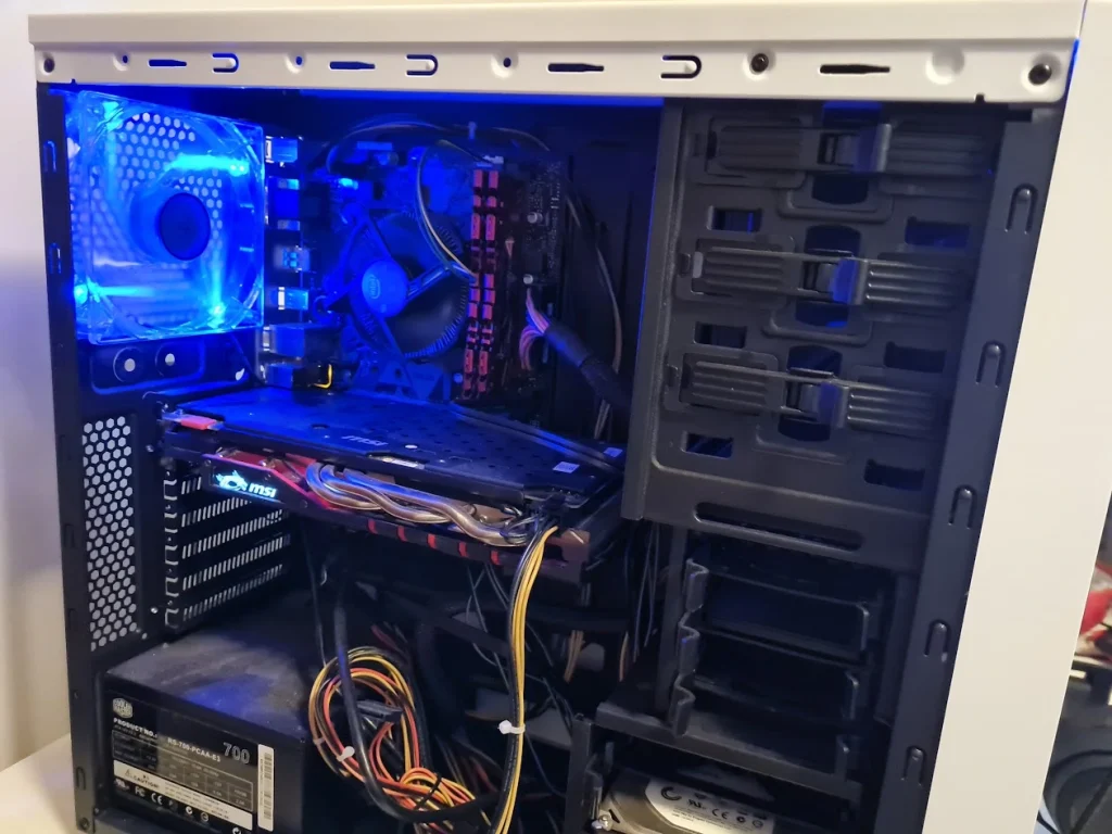 Desktop computer internal hardware and components