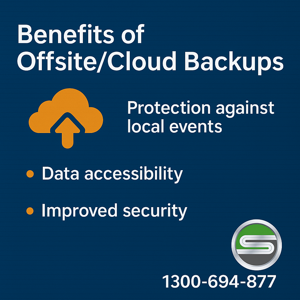 Benefits of offiste cloud backups