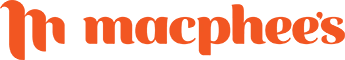 Logo of MacPhees Wine Cellaring, a wine storage company in Port Melbourne