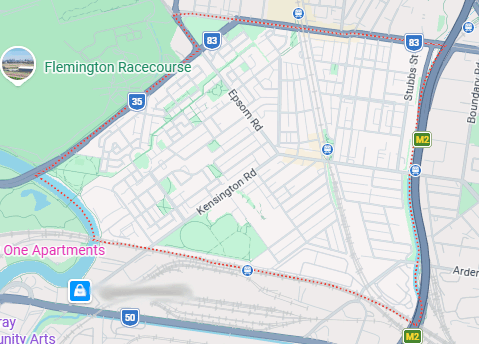 Computer Repairs service area map for Kensington 3031