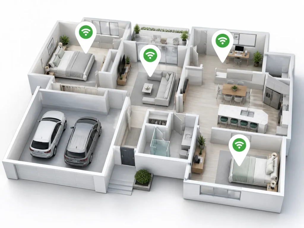 Mesh Wi-Fi connected home