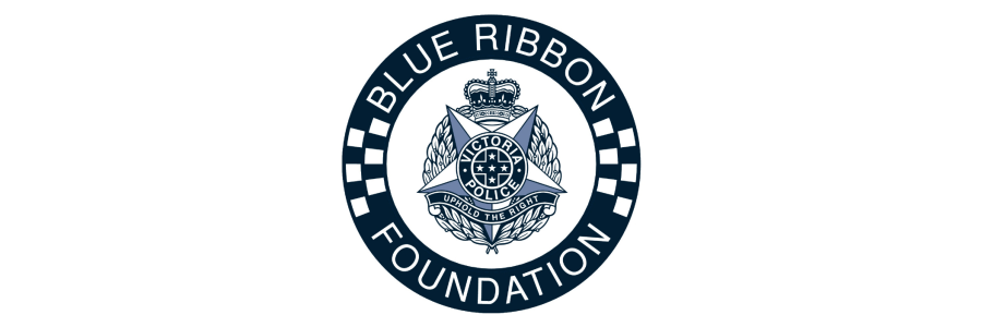 Blue Ribbon Foundation Victoria Police memorial foundation logo