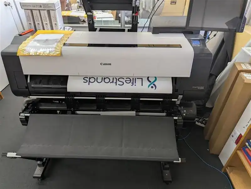 Canon large-format printer at Snap printing centre in Notting Hill, Melbourne