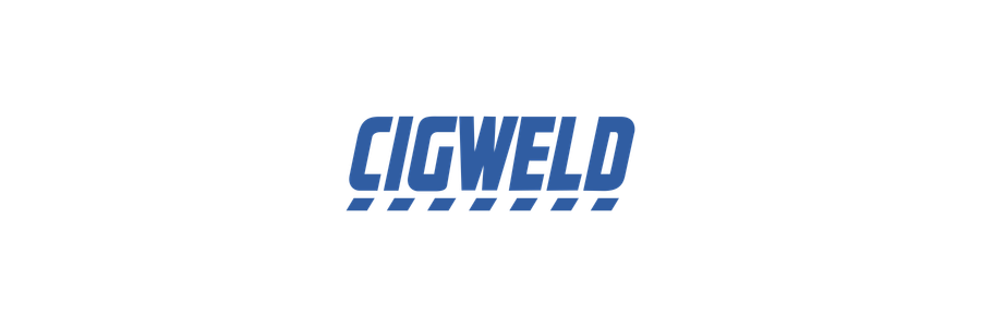 CIGWELD welding and manufacturing official blue wordmark