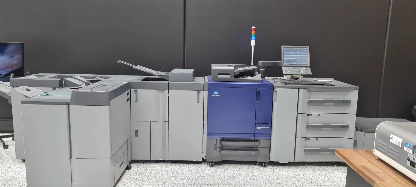 Commercial digital print production machine at Kwik Kopy Mornington