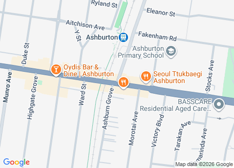 Computer Repairs service area map for Ashburton 3147