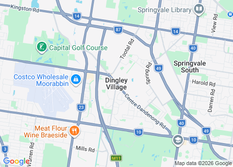 Computer Repairs service area map for Dingley 3172