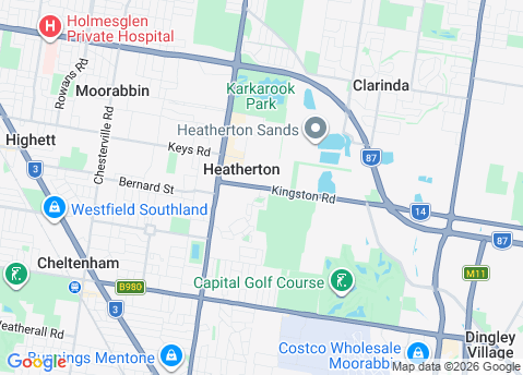 Computer Repairs service area map for Heatherton 3202
