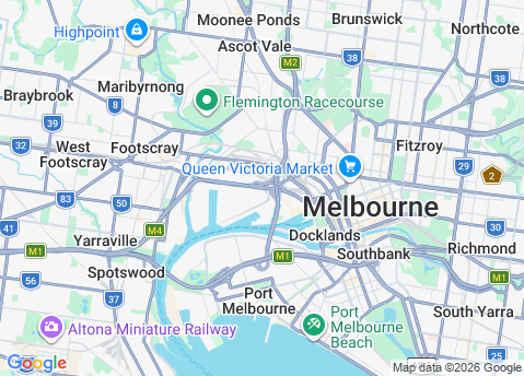 Computer Repairs service area map for West Melbourne 3003