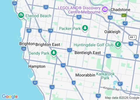 IT Support Bentleigh 3204 service area map